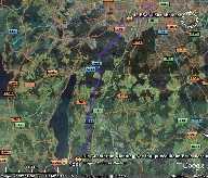 Starnberger See, gesehen mit earth.google.de
